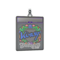 Sticker Slab | Kursy (Embroidered) | Budapest 2025