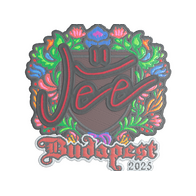 Sticker | Jee (Embroidered) | Budapest 2025