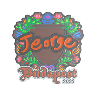 Sticker | jeorge (Embroidered) | Budapest 2025