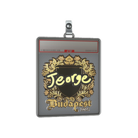 Sticker Slab | jeorge (Gold) | Budapest 2025