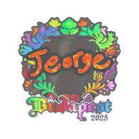 Sticker | jeorge (Holo) | Budapest 2025