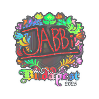 Sticker | jabbi (Holo) | Budapest 2025