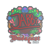 Sticker | jabbi (Embroidered) | Budapest 2025