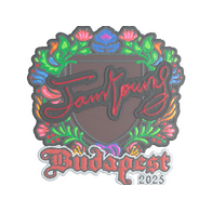 Sticker | JamYoung (Embroidered) | Budapest 2025