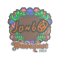 Sticker | jambo (Embroidered) | Budapest 2025