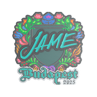 Sticker | Jame (Embroidered) | Budapest 2025