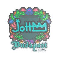 Sticker | jottAAA (Embroidered) | Budapest 2025