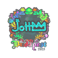 Sticker | jottAAA (Holo) | Budapest 2025