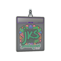 Sticker Slab | jks (Embroidered) | Budapest 2025