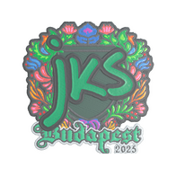 Sticker | jks (Embroidered) | Budapest 2025