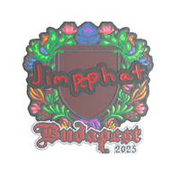 Sticker | Jimpphat (Embroidered) | Budapest 2025
