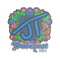 Sticker | JT (Embroidered) | Budapest 2025