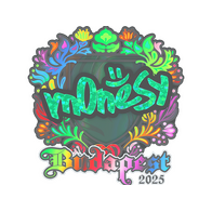 Sticker | m0NESY (Holo) | Budapest 2025