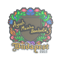 Sticker | mzinho (Embroidered) | Budapest 2025
