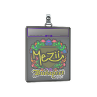 Sticker Slab | mezii (Embroidered) | Budapest 2025