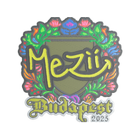 Sticker | mezii (Embroidered) | Budapest 2025