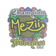 Sticker | mezii (Embroidered, Champion) | Budapest 2025