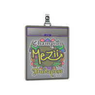 Sticker Slab | mezii (Embroidered, Champion) | Budapest 2025
