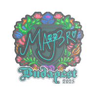 Sticker | MAJ3R (Embroidered) | Budapest 2025