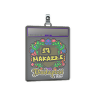 Sticker Slab | makazze (Embroidered) | Budapest 2025