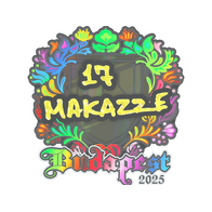 Sticker | makazze (Holo) | Budapest 2025