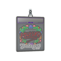 Sticker Slab | malbsMd (Embroidered) | Budapest 2025