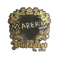 Sticker | Marek (Gold) | Budapest 2025