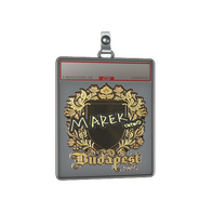 Sticker Slab | Marek (Gold) | Budapest 2025