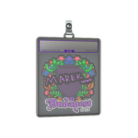Sticker Slab | Marek (Embroidered) | Budapest 2025