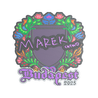 Sticker | Marek (Embroidered) | Budapest 2025