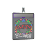 Sticker Slab | MATYS (Embroidered) | Budapest 2025