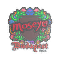 Sticker | Moseyuh (Embroidered) | Budapest 2025