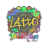 Sticker | latto (Holo) | Budapest 2025