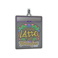 Sticker Slab | latto (Embroidered) | Budapest 2025