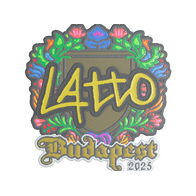 Sticker | latto (Embroidered) | Budapest 2025