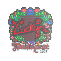 Sticker | Lucky (Embroidered) | Budapest 2025