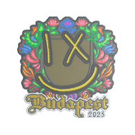 Sticker | lux (Embroidered) | Budapest 2025