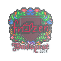 Sticker | frozen (Embroidered) | Budapest 2025