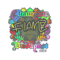 Sticker | FlameZ (Holo, Champion) | Budapest 2025