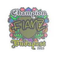 Sticker | FlameZ (Embroidered, Champion) | Budapest 2025