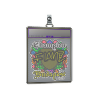 Sticker Slab | FlameZ (Embroidered, Champion) | Budapest 2025