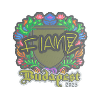 Sticker | FlameZ (Embroidered) | Budapest 2025