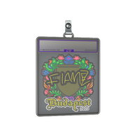 Sticker Slab | FlameZ (Embroidered) | Budapest 2025
