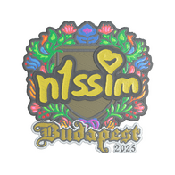 Sticker | n1ssim (Embroidered) | Budapest 2025