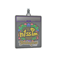 Sticker Slab | n1ssim (Embroidered) | Budapest 2025