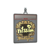 Sticker Slab | n1ssim (Gold) | Budapest 2025