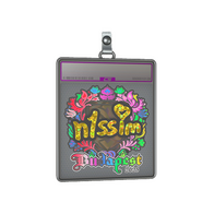 Sticker Slab | n1ssim (Holo) | Budapest 2025