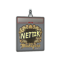 Sticker Slab | nettik (Gold) | Budapest 2025