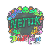 Sticker | nettik (Holo) | Budapest 2025