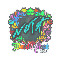 Sticker | nota (Holo) | Budapest 2025